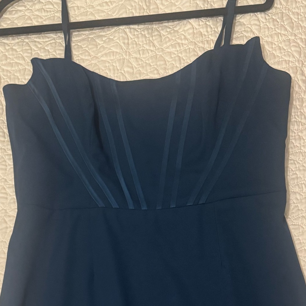 Elegant Navy Blue Women's Dress